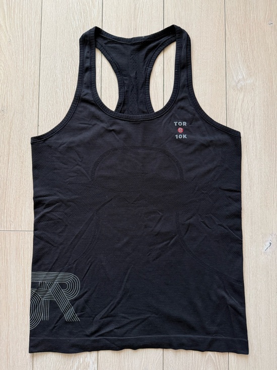 lululemon athletica Tops - Lululemon Toronto 10K Racerback Tank Top Black Women’s Size 8